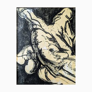 Salvador Dali, The Hand, Original Color Lithograph, 1967