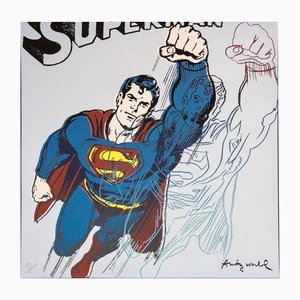 Andy Warhol, Superman, Offset Lithograph, 1980s, Ink & Pencil & Paper