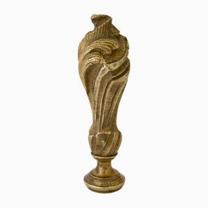 Louis XVI Wax Seal in Gilt Bronze