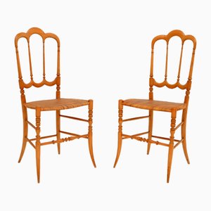 Set of Vintage Italian Arches Chiavari Chairs from Fratelli Levaggi, 1960s