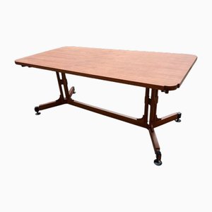 Mid-Century Italian Teak Dining Table, 1960s