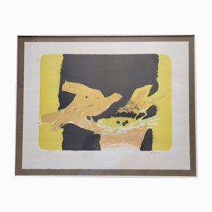 Paul Guiramand, The Birds, 1950s, Lithographie Originale