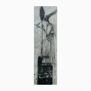 Ewa Kutylak, An Isle, 2011, Mezzotint y punta seca sobre papel