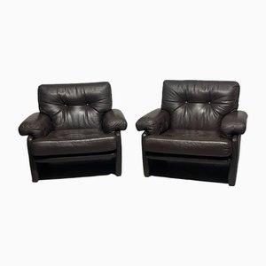 Set of Coronado Model Armchairs attributed to Afra & Tobia Scarpa for B&b Italia, 1970s