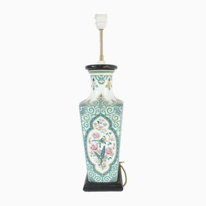 Vintage Chinoiserie Floral Table Lamp
