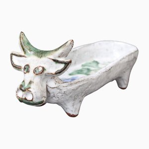 Mid-Century French Cow Vide-Poche by Albert Thiry, 1960s