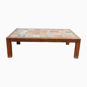 Vintage French Coffee Table by Roger Capron, 1970s