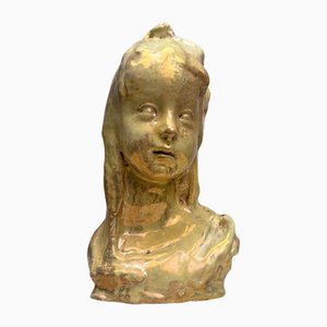 Domenico Matteucci Style Head of Girl by Pietro Melandri, 1950