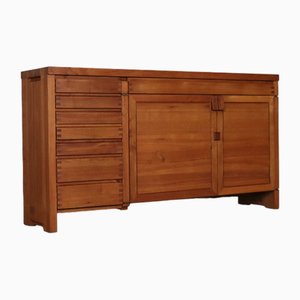R13 Sideboard in Elm by Pierre Chapo, France, 1960s