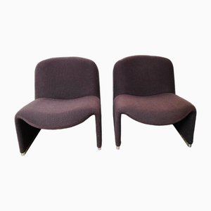 Set of Alky Chairs by Giancarlo Piretti for Anonima Castelli, Italy, 1970s