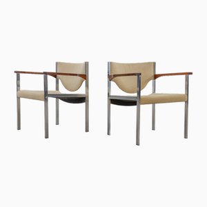 Sillones Club modelo 206 de Lübke, años 60. Juego de 2