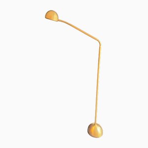 Vintage German Floor Lamp in Brass-Colored Metal from Hustadt-Leuchten, 1980s