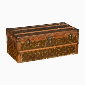 Baule Louis Vuitton Malle Fleurs in tela Monogram, XX secolo, Francia, anni '10