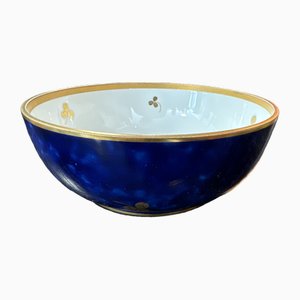 Blue and Gold Porcelain Bowl from Sèvres, 1921