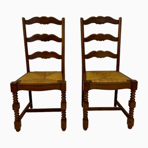 Set of French Side Chairs in the style of Charles Dudouyt, 1950s