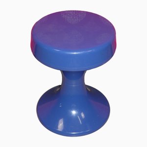 Vintage Badhocker von Emsa Blau, 1970er