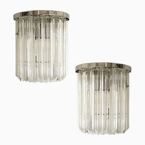Italian Triedro Belt Wall Sconces by Simoeng, Set of 2