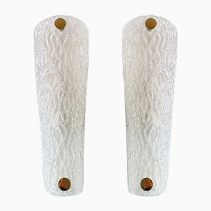 Italienische Graniglia Murano Glas Wandleuchten von Simoeng, 2er Set