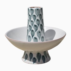 Keramik Kerzenständer von Stig Lindberg für Gustavsberg, 1950er