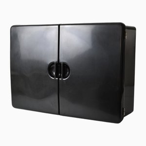 Black Plastic Wall Cabinet from CM Torino, 1960s