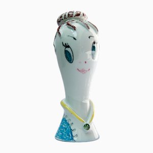 Mid-Century Ceramic Salt Shaker by Figini Montecatini, Italy, 1960s