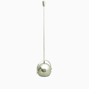 Space Age Chromed Hanging Lamp, 1960s