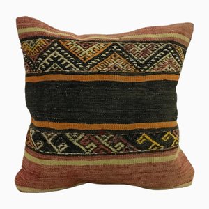 Vintage Tribal Oushak Kelim Kissen, 1950er