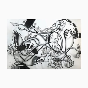 Stefano Mazzolini, AC11, 2017, Acrylic on Paper