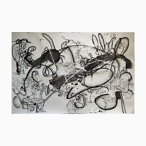 Stefano Mazzolini, GCA, 2016, Acrílico sobre papel