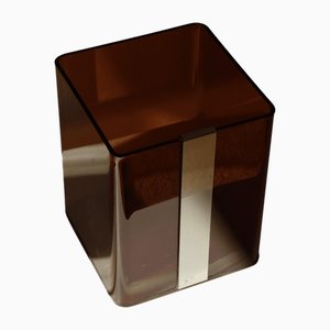 Papelera cúbica de Michel Dumas para Roche Bobois