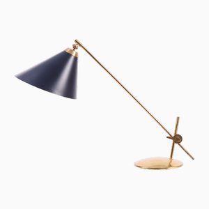 Mid-Century Tischlampe von Th. Valentiner, Dänemark, 1950er