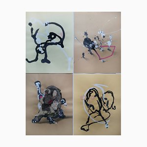 Stefano Mazzolini, AC71, 2017, Acrylic on Paper