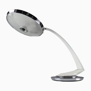 Fase Boomerang 2000 Lampe in Weiß & Chrom, 1960er