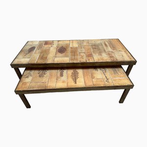Coffee Tables by Roger Capron, 1960, Set of 2