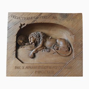 Black Forest Lion, Brienz, 1920