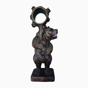 Large Black Forest Bear, 1955, Wood