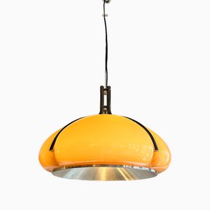 Lampada a sospensione Mid-Century di Gae Aulenti per Harvey Guzzini, Italia, 1970