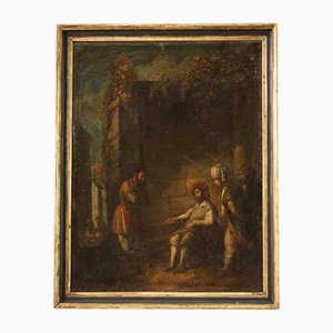 Italian Artist, The Parable of the Unfaithful Farmer, 17th Century, Oil on Canvas