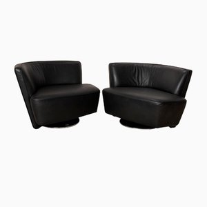 Drift Leder Sessel Set von Walter Knoll, 2 . Set