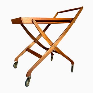 Dänischer Foldin Servierwagen aus Teak, 1960