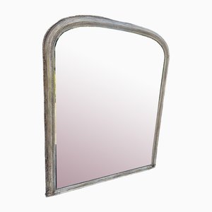 Large 19th Century English Painted Overmantle Mirror