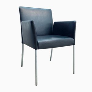 Fauteuils Jason 1410 en Cuir de Walter Knoll, Set de 4