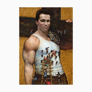 Andrey Kartashov, Carrying the Baobab Cross, 2023, Giclée Print on Canvas