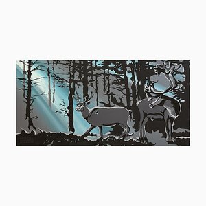 Patrīcija Brekte, In the Forest 2, Acrilico su tela, 2014