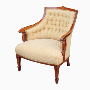 Edwardian Mahogany and Inlaid Childs Armchair