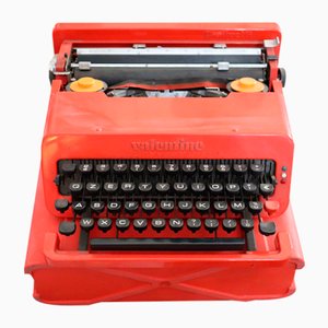 Machine à Écrire Vintage par Olivetti Valentine pour Ettore Sottsass, Italie, 1970s