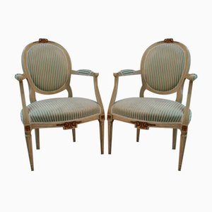 Fauteuils Louis XVI Début 19ème Siècle, Set de 2