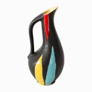 Westdeutsche Vintage Keramikdose von Scheurich, 1950er