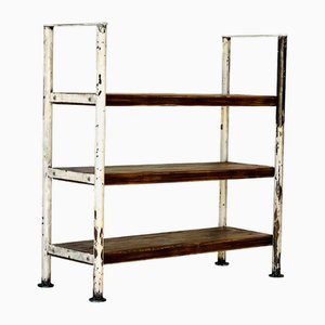 Industrial Wall Unit in Metal and Spruce