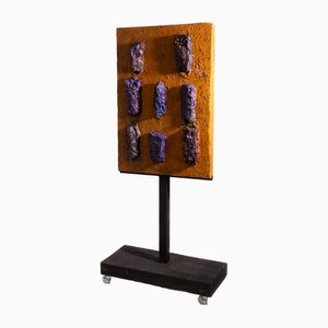 Aldo Guarnieri, Abstrakte Skulptur, 1990, Bemaltes Metall